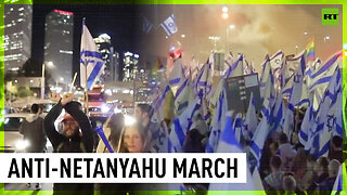 Mass anti-Netanyahu rally causes traffic disruptions in Tel Aviv