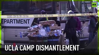 UCLA demonstrators detained following camp dismantlement