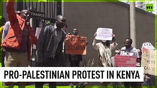 Police deploy tear gas against pro-Palestinian supporters in Nairobi