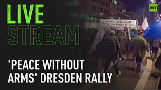 Activists rally for peace without arms in Dresden