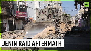 Israeli raid aftermath: Bulldozers roll through ravaged streets of Jenin