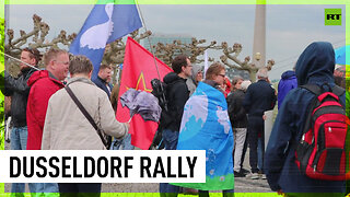 Rally against arming Ukraine hits Germany’s Dusseldorf