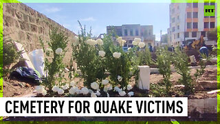 Syrians bury earthquake victims in makeshift cemetery