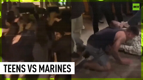 Marines attacked by youth mob on Memorial Day