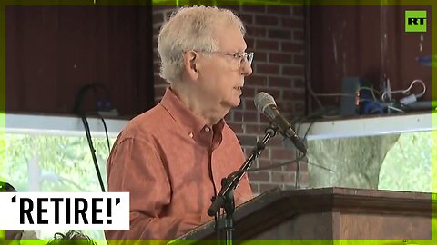 Mitch McConnell hounded by boos and ‘retire’ chants