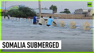 Over 400k displaced as severe floods swamp central Somali