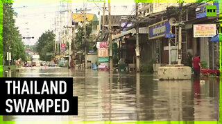 Streets turned into rivers: Heavy rains inundate Thailand