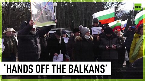 Bulgarian protesters accuse US of trying to drag their country into Ukraine conflict