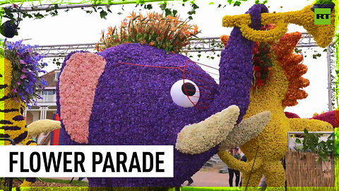 ‘Flower Parade of the Bollenstreek’ kicks off in the Netherlands