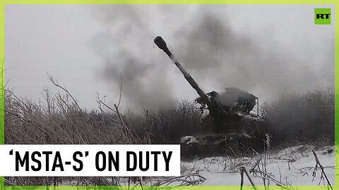 ‘Msta-S’ unit of the ‘West’ group destroys Ukrainian stronghold