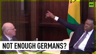 Namibian president’s epic takedown of German politician