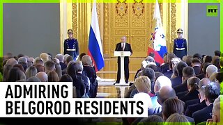 I'm very grateful for your courage – Putin to Belgorod residents