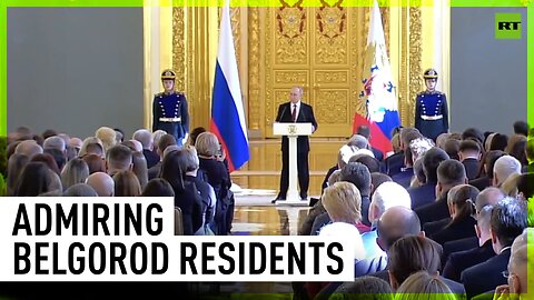 I'm very grateful for your courage – Putin to Belgorod residents