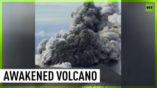 Ebeko volcano awakens on Russia's Kuril Islands