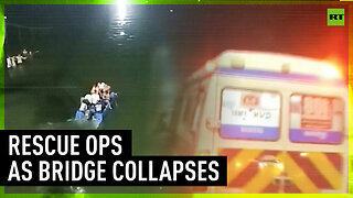 Rescue ops underway after Gujarat bridge collapses