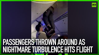 Passengers thrown around as nightmare turbulence hits flight
