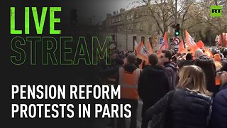 Protesters gather in Paris over pension reform