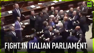 Fight breaks out in Italy's parliament