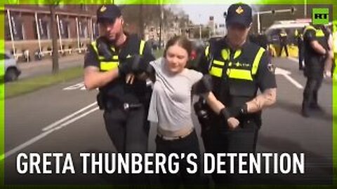 Greta Thunberg detained by police in Netherlands