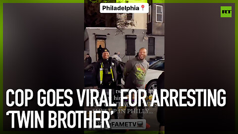 Cop goes viral for arresting ‘twin brother’