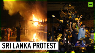 Sri Lanka protests curfew and shortages