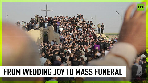 Mass funeral held after more than 100 killed in Iraq wedding inferno