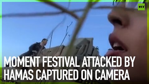 Moment festival attacked by HAMAS captured on camera