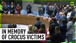 UNSC minute of silence for Crocus victims