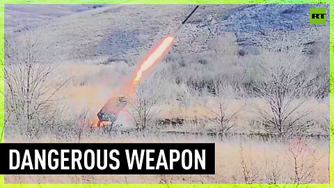 Russian heavy flamethrower destroys arms depots and fortified Ukrainian positions