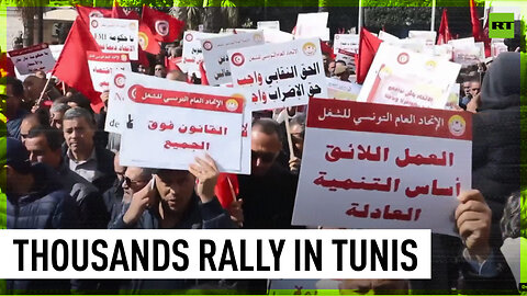 Tunis sees largest anti-President Saied rally