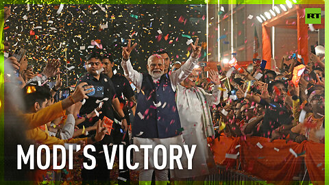 Modi claims victory as BJP-led alliance secures majority