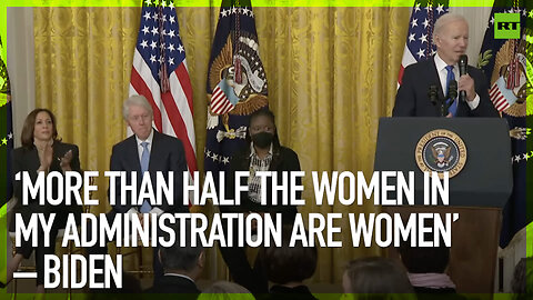 ‘More than half the women in my administration are women’ – Biden