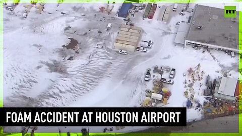 Accidentally released firefighter foam at Houston airport removed