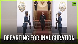 Putin departs for the inauguration ceremony
