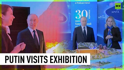 Putin visits ‘Russia’ exhibition at VDNKh in Moscow