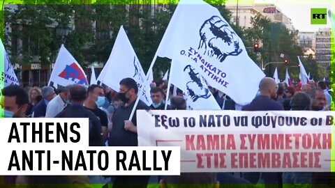 Thousands march in anti-NATO protest in Greece