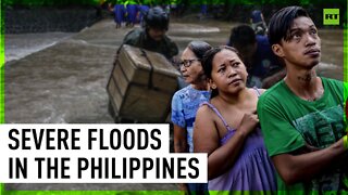 Mass evacuation ongoing as severe floods kill at least 25 in the Philippines