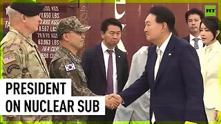 S.Korean president boards US nuclear sub as tensions with North run high