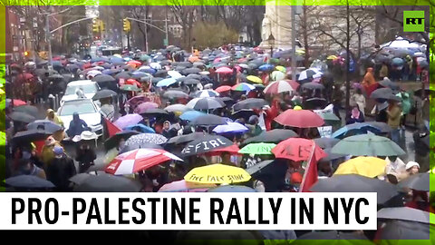 Pro-Palestine protesters take to NYC streets demanding stop to funding Israel