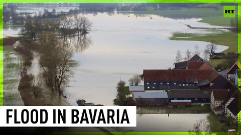 Northern Bavaria flooded by heavy rains