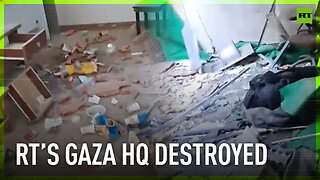 RT’s Gaza HQ destroyed