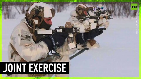 US Special Forces & Swedish army train in extreme weather