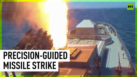 Russian Black Sea Fleet frigate fires Kalibr missile at Ukrainian military infrastructure