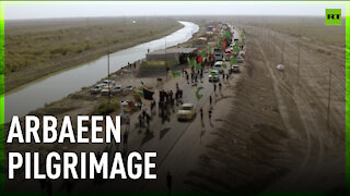 Thousands of worshippers walk to Iraq's Karbala in Arbaeen Pilgrimage