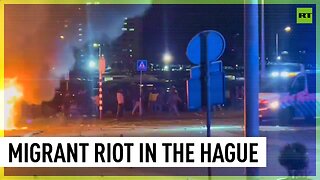 Migrants clash with police in The Hague