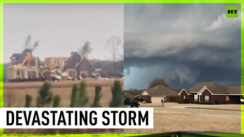 Deadly tornado tears through Alabama