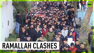 Funeral for slain Palestinian marred by clashes