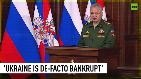Ukraine is a de-facto bankrupt country — Russian Defense Minister Shoigu