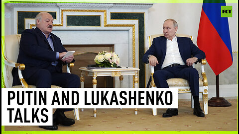 Putin and Lukashenko meet for talks in St. Petersburg