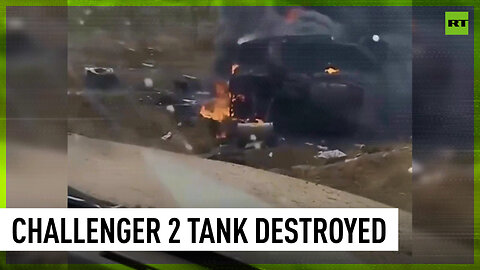 First confirmed British Challenger 2 tank destroyed in Ukraine